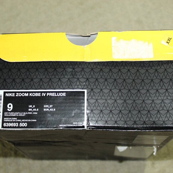 Size 9 - Nike Zoom Kobe 4 Prelude Purple Basketball Athletic Shoes NIB main image 7